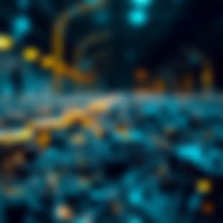 Future Impact of Blockchain Technology Conceptual image depicting the future impact of blockchain technology