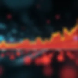 Graph showing AVAX price fluctuations over time