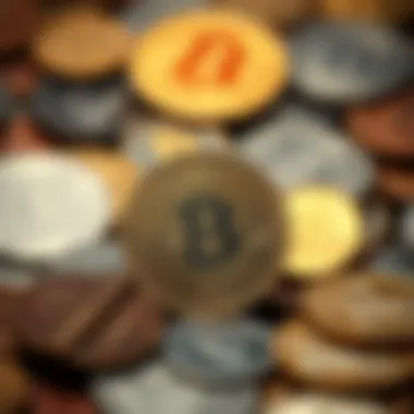 Investment strategies represented through various coin collections