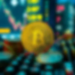 Visual representation of limited financial resources in cryptocurrency trading