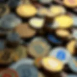 Visual representation of various cryptocurrencies