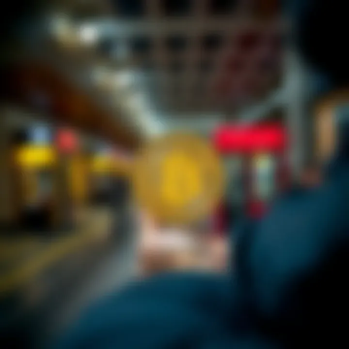 Cryptocurrency Transfer Overview Visual representation of cryptocurrency transfer to bank