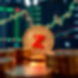 Visual representation of cryptocurrency market dynamics.