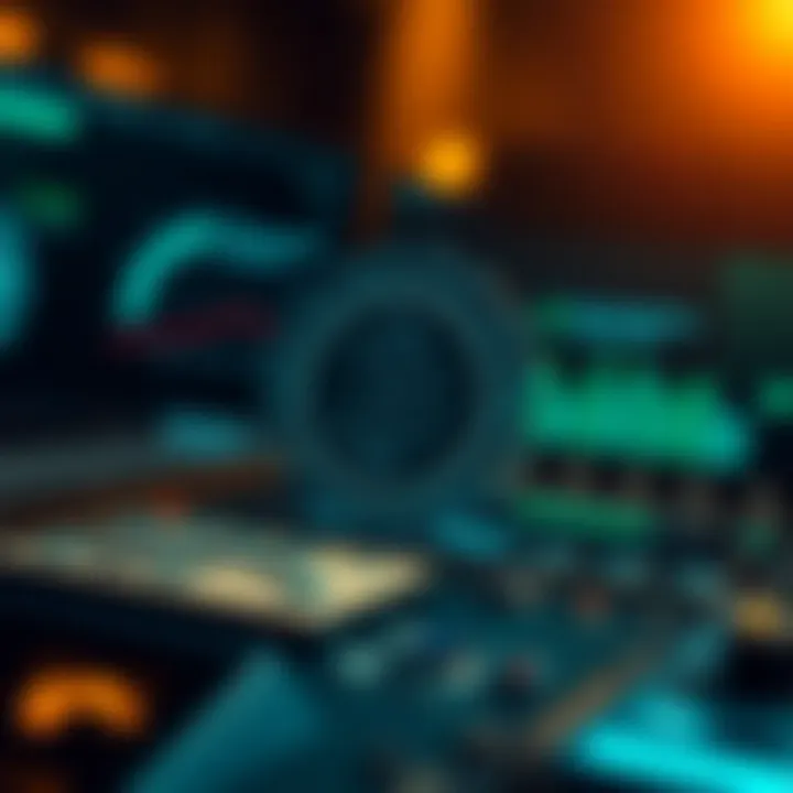 Security Features in Blockchain Apps Graphic showing security features in blockchain applications