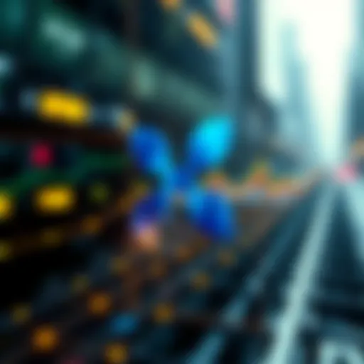 Visual representation of Ripple's consensus ledger technology