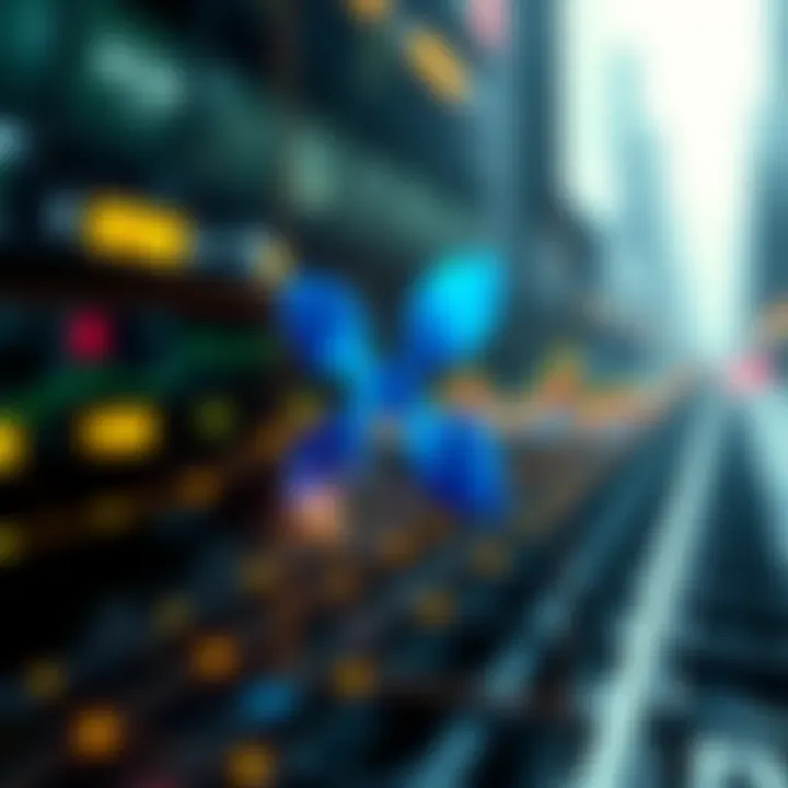 Visual representation of Ripple's consensus ledger technology