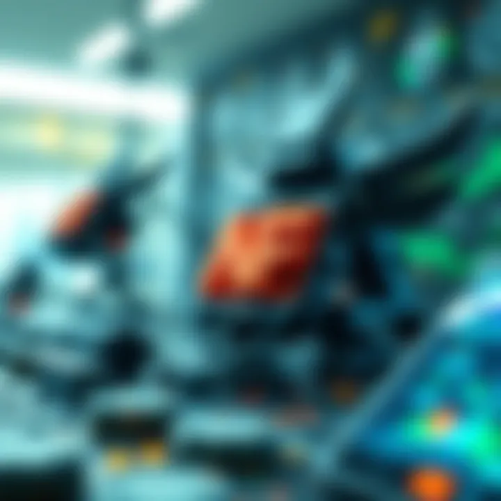 Artistic representation of NFTs in the context of digital art