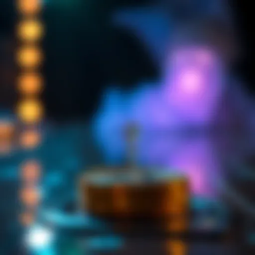 Visual representation of drip finance concept