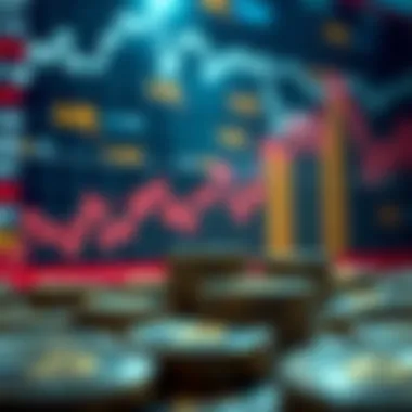Investment Strategies in the Crypto Market Abstract image illustrating cryptocurrency market trends and strategies