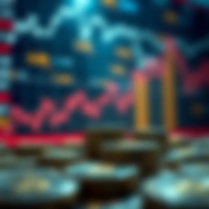 Investment Strategies in the Crypto Market Abstract image illustrating cryptocurrency market trends and strategies