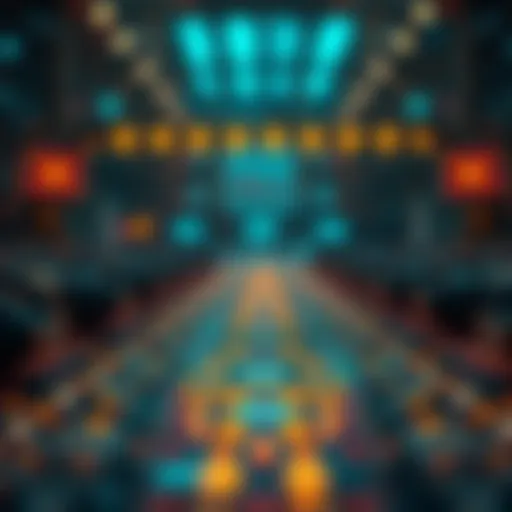 Blockchain technology representation showing Algorand's unique features