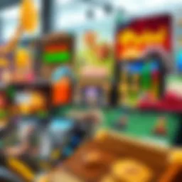 A vibrant display of popular Android games showcasing monetary rewards