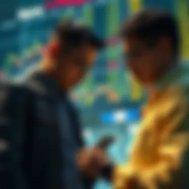 Investors analyzing Binance Smart Chain Coin market trends