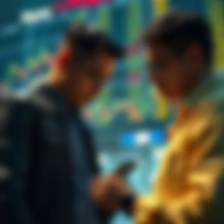 Investors analyzing Binance Smart Chain Coin market trends