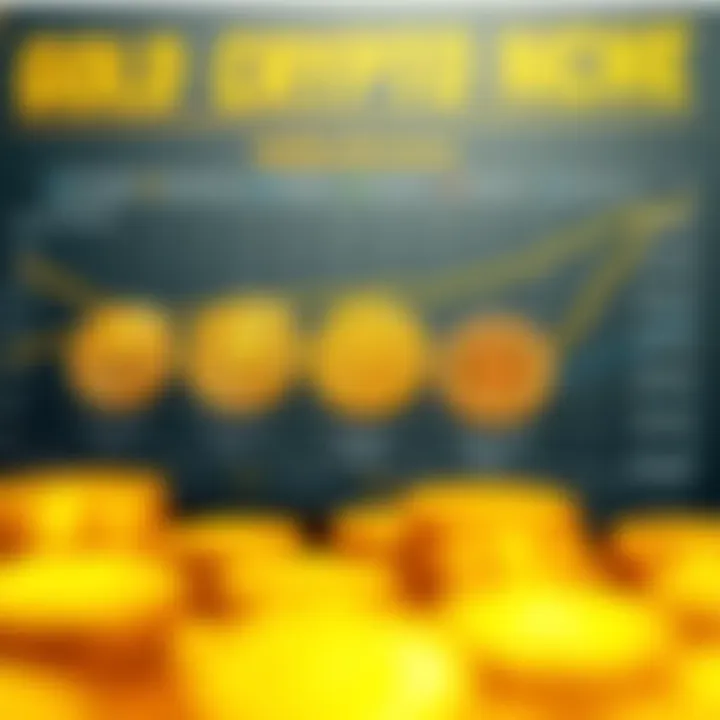 A chart displaying notable gold-backed cryptocurrencies in the market today