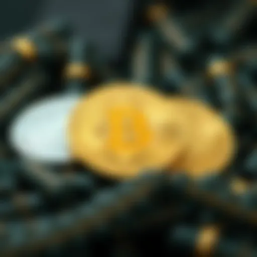 An abstract representation of low marketcap cryptocurrencies