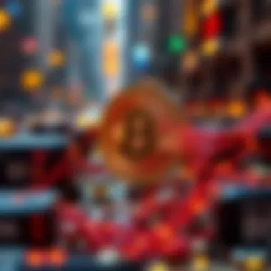 Illustration depicting the future implications of microbitcoin technology