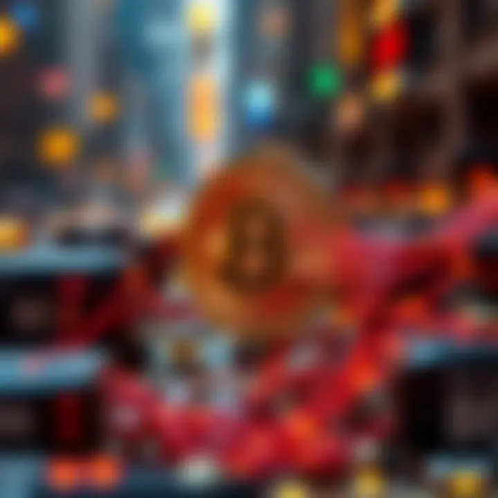 Illustration depicting the future implications of microbitcoin technology