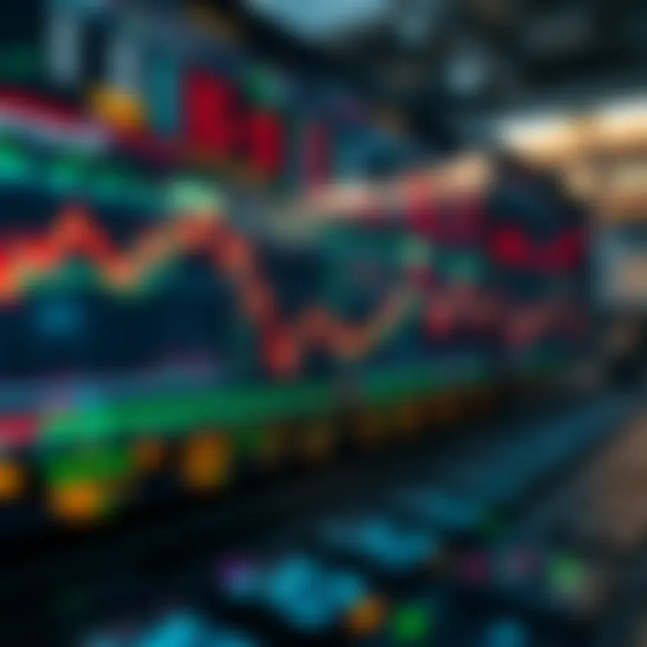 An intricate view of cryptocurrency trading