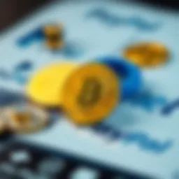 Visual representation of cryptocurrency integration within the PayPal platform