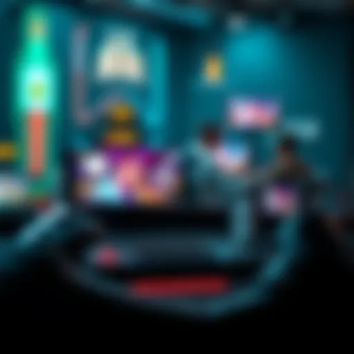 Play-to-Earn Gaming Ecosystem Conceptual representation of play-to-earn gaming ecosystem