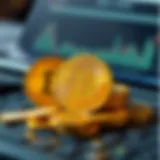 Conceptual illustration of Roth IRA and cryptocurrency integration