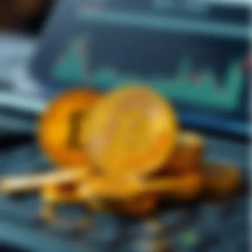 Conceptual illustration of Roth IRA and cryptocurrency integration