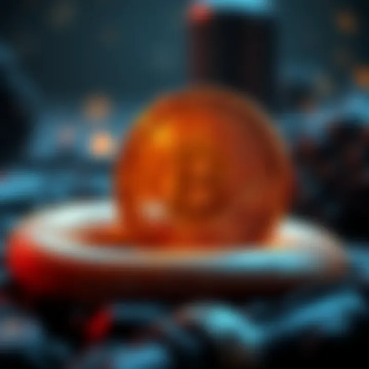 Futuristic concept of blockchain integration with Snake Coin