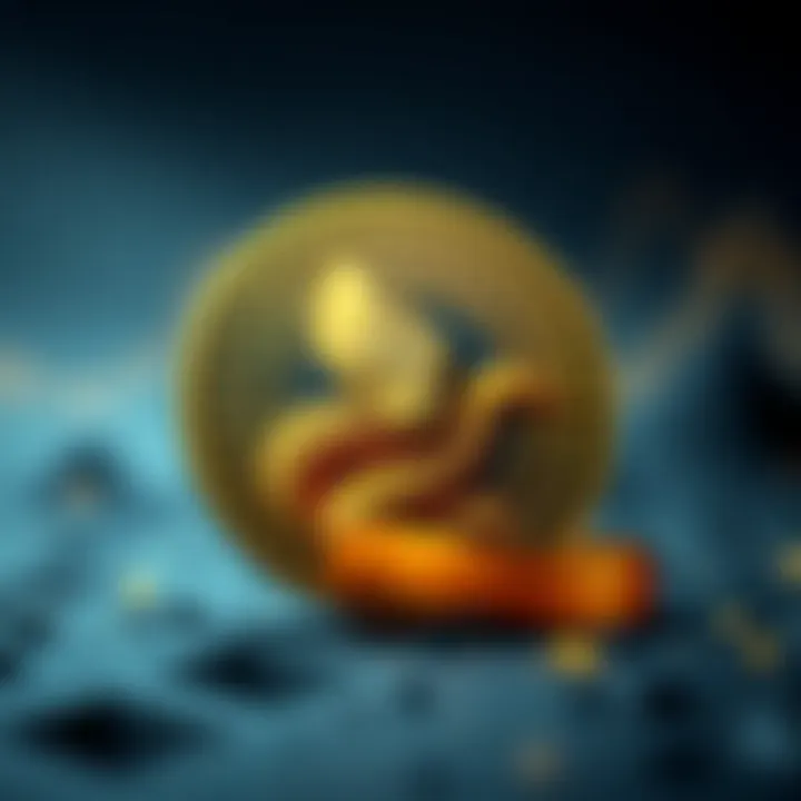 Visual representation of Snake Coin logo and branding