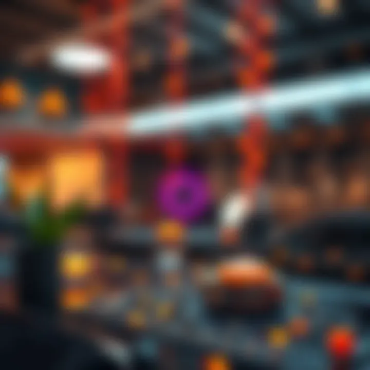 Blockchain and Wellness Blockchain technology visualized with a focus on wellness