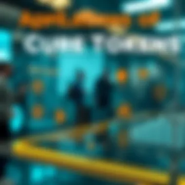 Applications of Cure Tokens Infographic showing applications of cure tokens in health initiatives