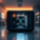 Coinmine One device showcased in a sleek environment