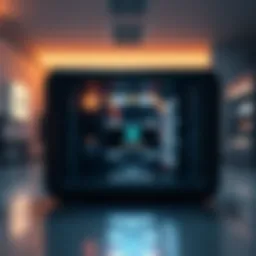 Coinmine One device showcased in a sleek environment