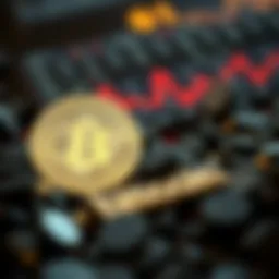 Conceptual representation of undervalued cryptocurrencies