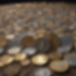 Visual representation of emerging altcoins