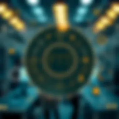 An intricate diagram illustrating the FTT token's architecture and blockchain integration.