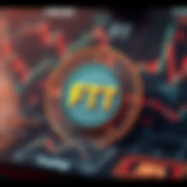 A graphical representation showing the utility and applications of the FTT token in trading.