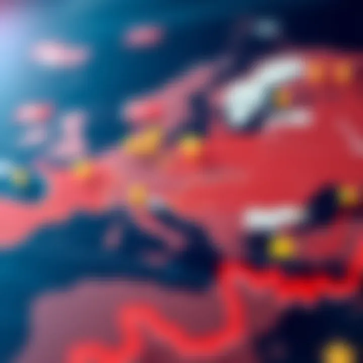 Geopolitical Influences on Currency Trading Map highlighting geopolitical influences on currency pairs