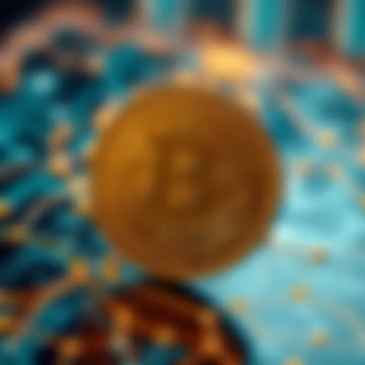 Blockchain Technology Conceptual image depicting the technological framework of blockchain