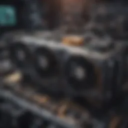 A powerful GPU setup for mining cryptocurrencies