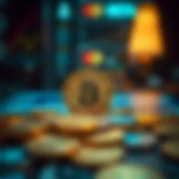 Visual representation of cryptocurrency integration with digital payment systems