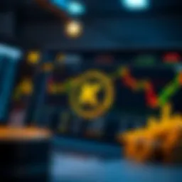 A user interface of the KuCoin exchange