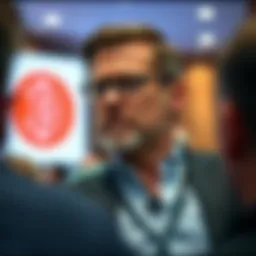 Michael Saylor at a conference discussing Bitcoin