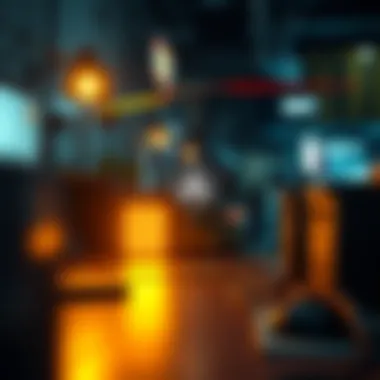 Illustration of a Helium hotspot setup