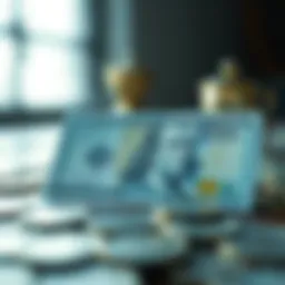 Conceptual representation of fiat currency