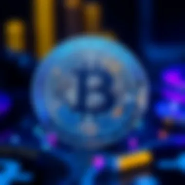 Cryptocurrencies Supporting NFTs Illustration of various cryptocurrencies supporting NFTs