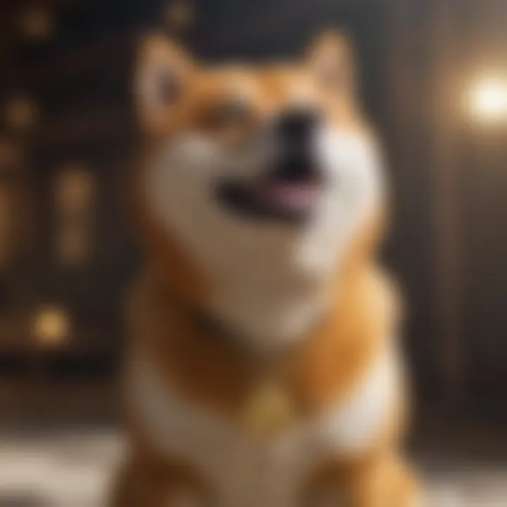 Graph showcasing Shiba Inu circulation trends