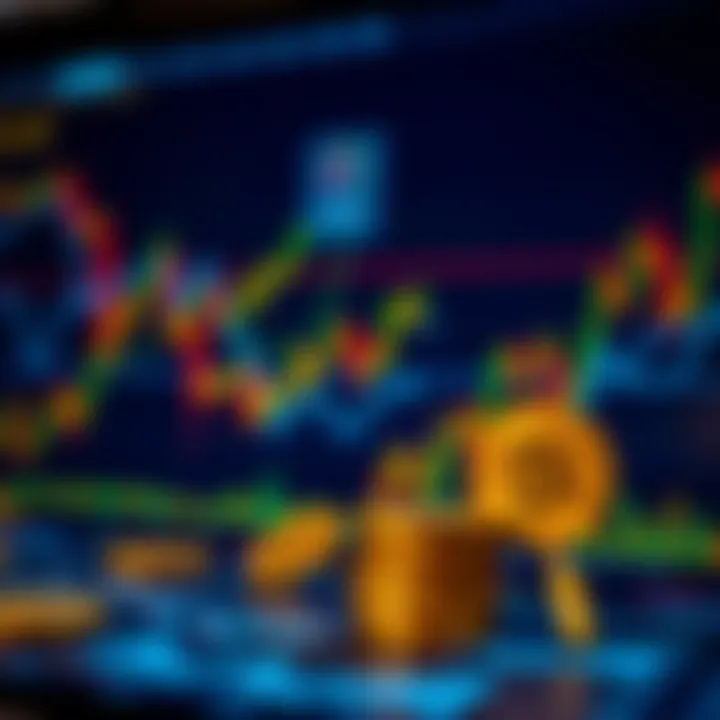 Investment Strategies in Cryptocurrency Dynamic charts representing investment strategies