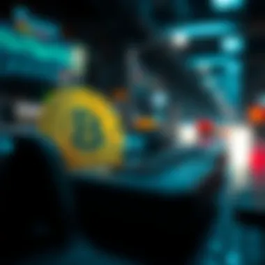 An artistic interpretation of decentralized finance concepts