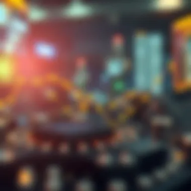 Blockchain technology illustration